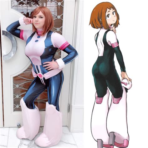 ochako uraraka cosplay|ochaco uraraka casual outfit.